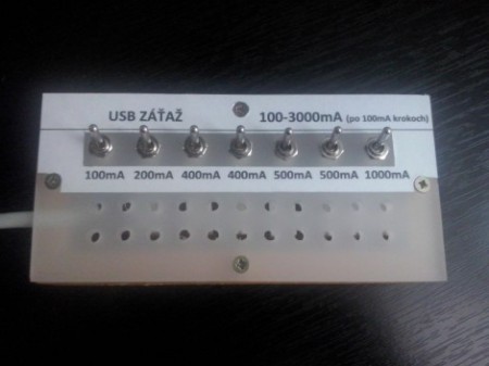 USB záťaž 100-3000mA